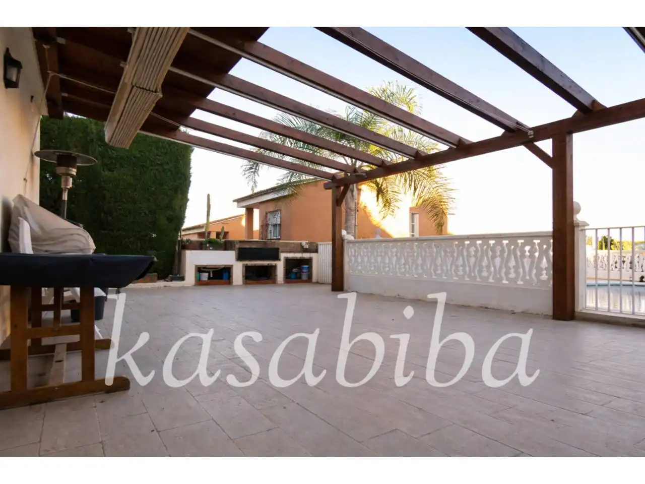 Terraza de Casa o chalet en venta en Chiva con Aire acondicionado, Calefacción y Jardín privado