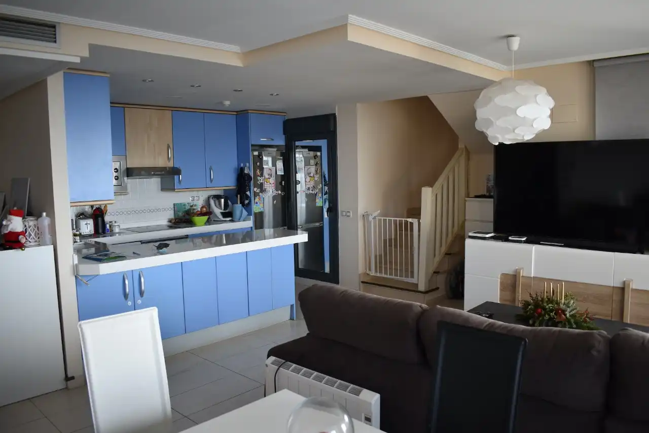 Cocina de Apartamento en venta en Benidorm con Terraza