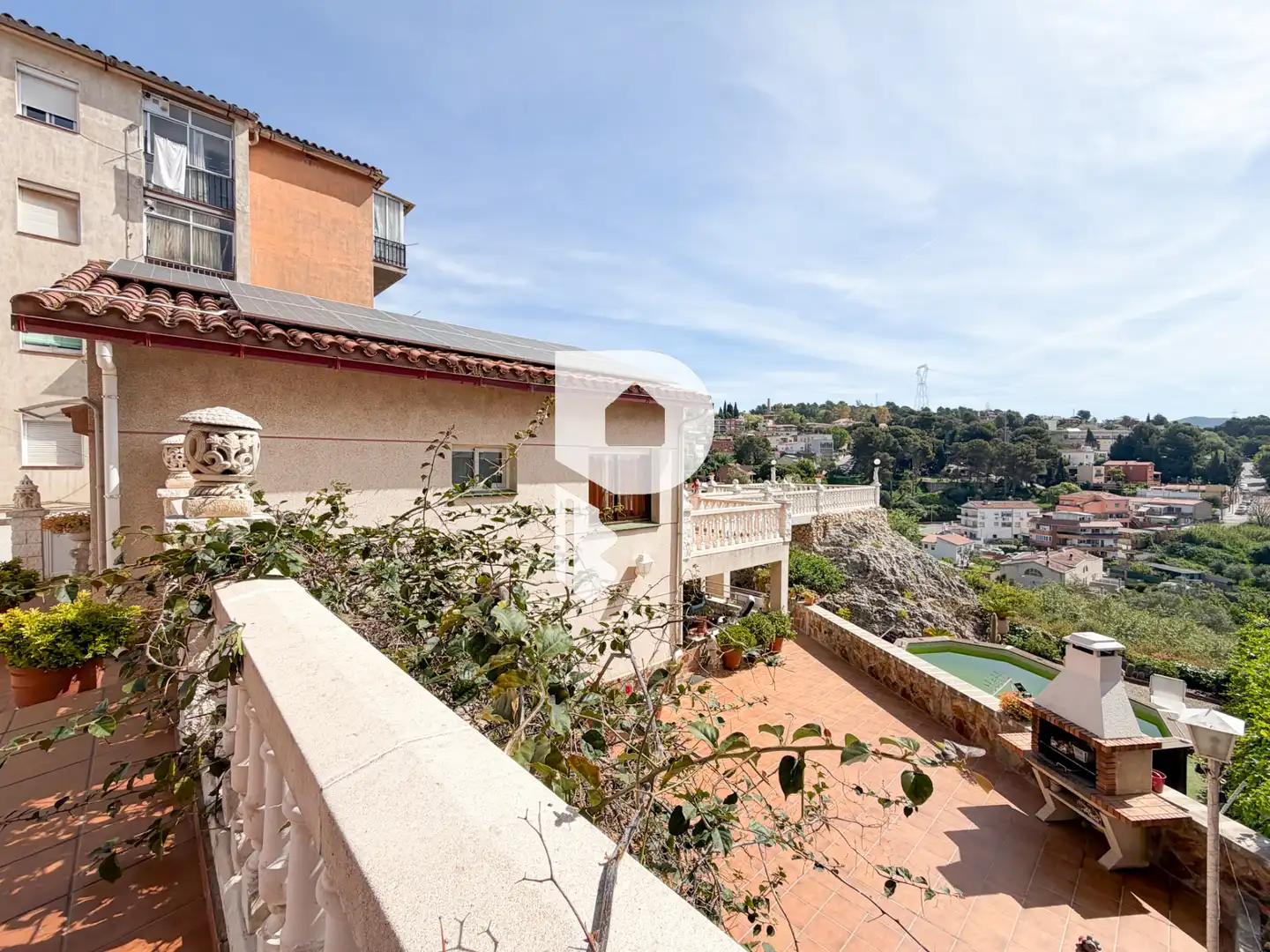 Terrassa de Casa o xalet en venda en El Papiol amb Aire condicionat, Calefacció i Jardí privat