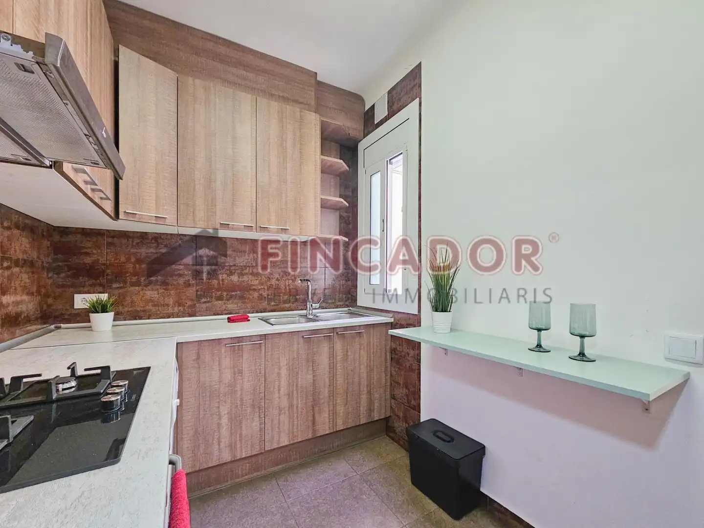 Kitchen of Flat for sale in Barcelona  with Air Conditioner, Heating and Parquet flooring
