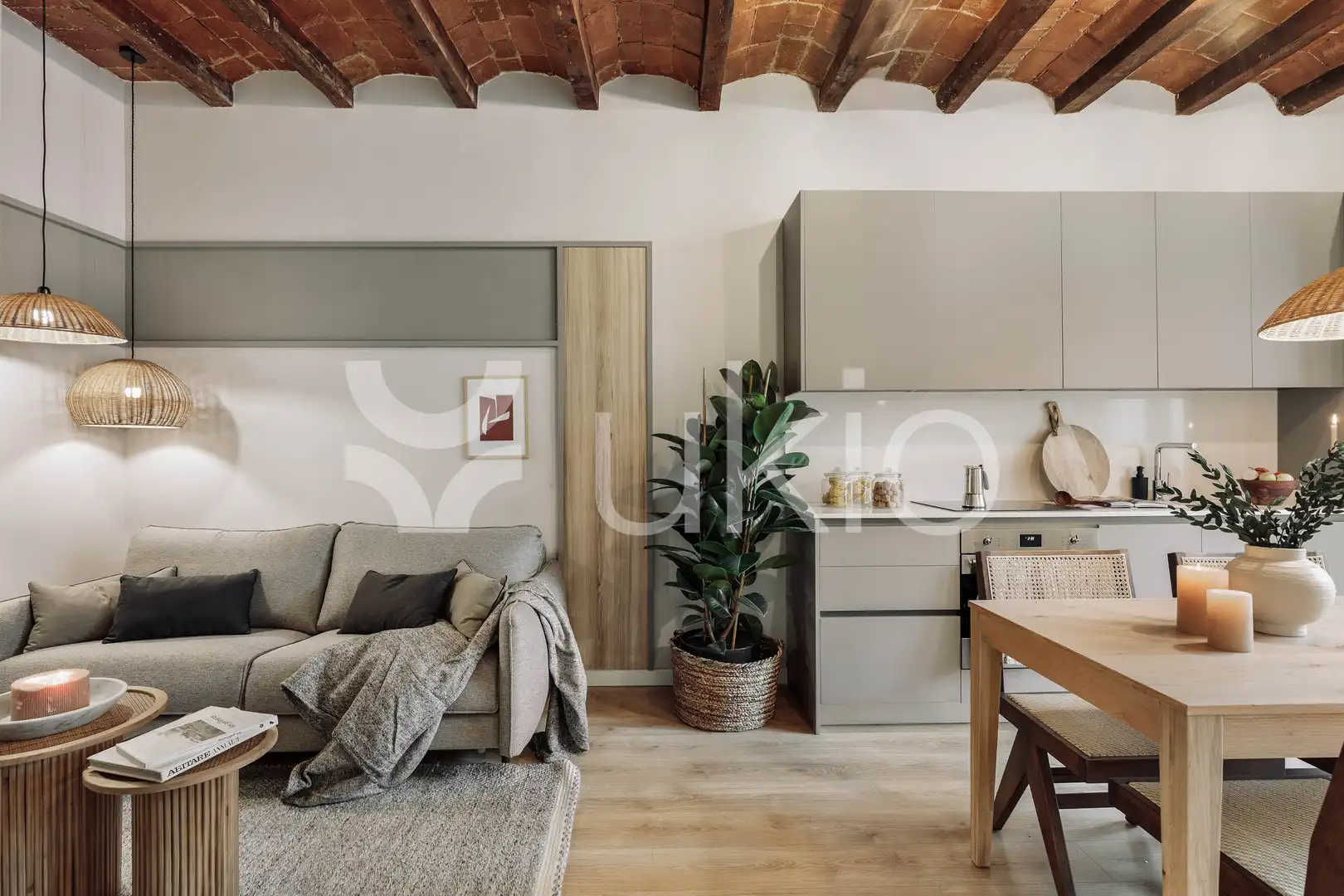 Sala d'estar de Apartament de lloguer en Barcelona amb Aire condicionat, Calefacció i Terrassa