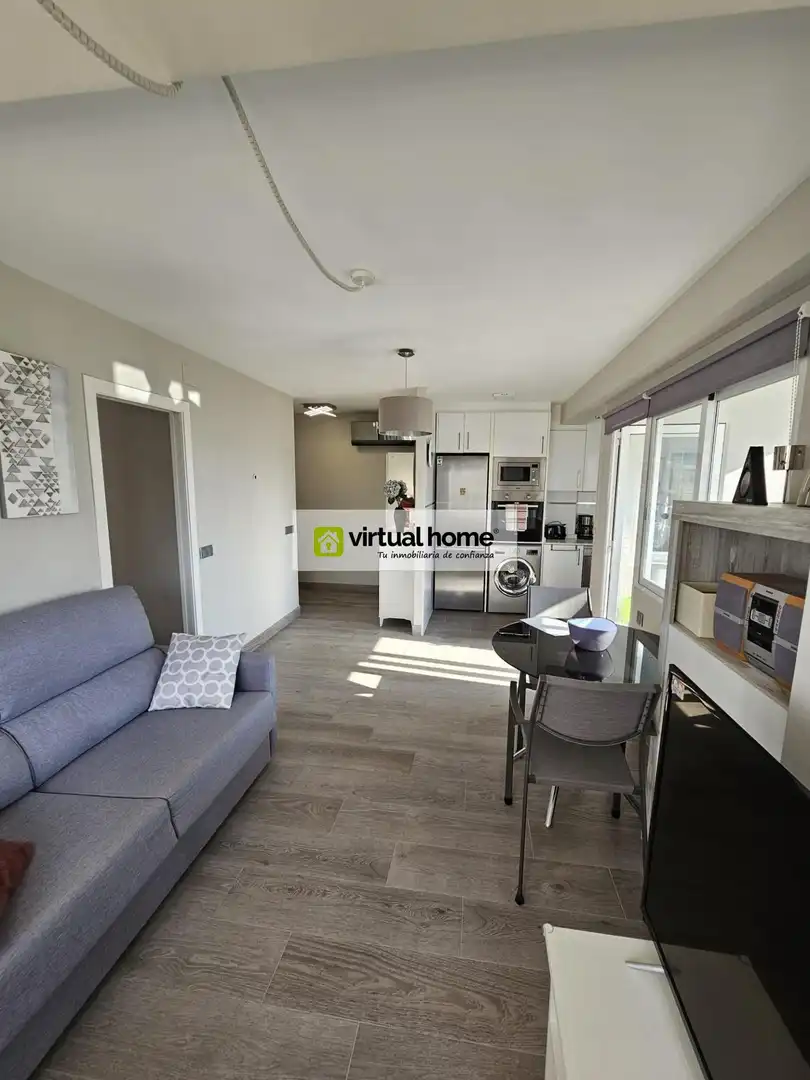 Wohnzimmer von Wohnung zum Verkauf in Benidorm mit Klimaanlage, Terrasse und Möbliert