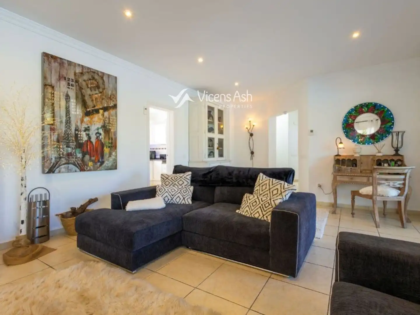 Living room of Houses for sale in Jávea / Xàbia  with Air Conditioner, Terrace and Swimming Pool