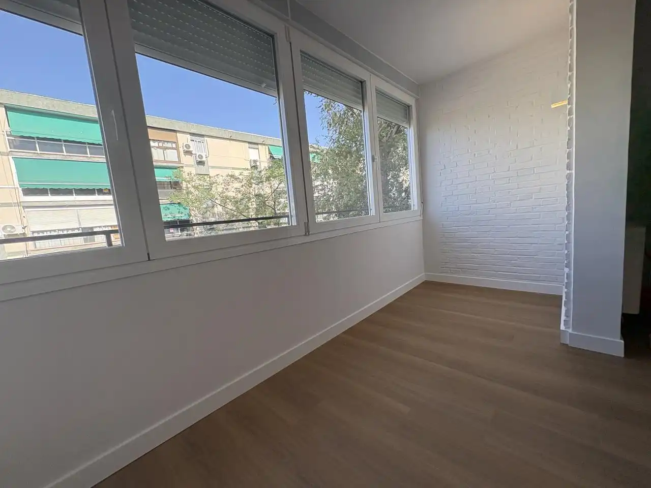 Schlafzimmer von Wohnung zur Miete in Madrid mit Klimaanlage und Heizung
