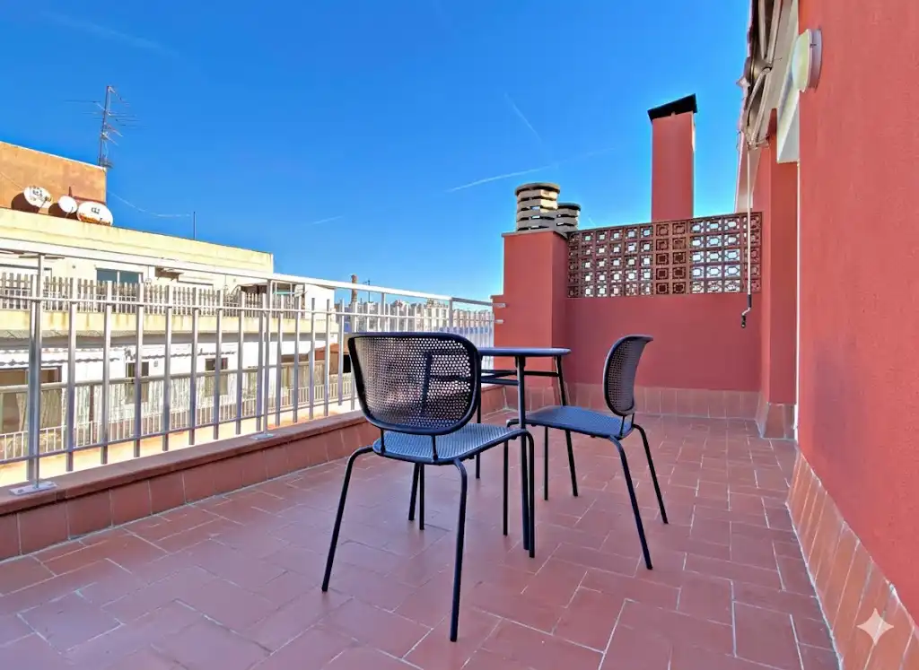 Terrasse von Maisonette zum Verkauf in L'Hospitalet de Llobregat mit Klimaanlage, Heizung und Terrasse