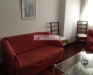Living room of Flat to rent in Santiago de Compostela   with Furnished