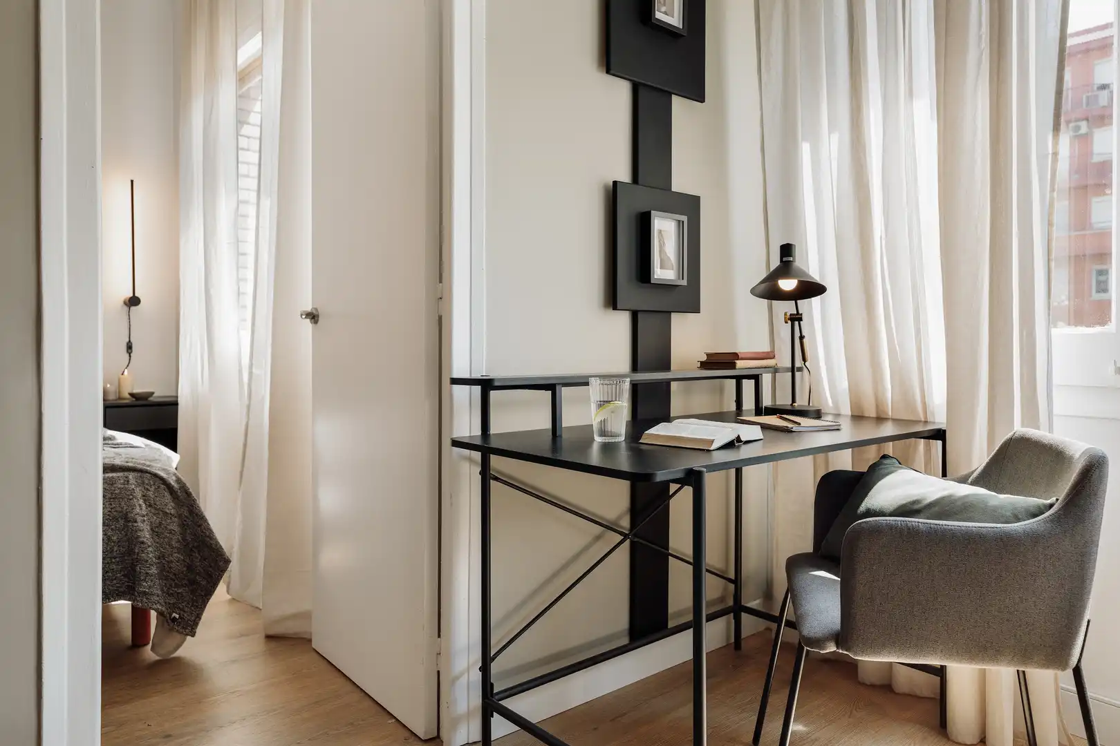 Habitación de Apartamento de alquiler en Barcelona con Amueblado, Horno y Lavadora
