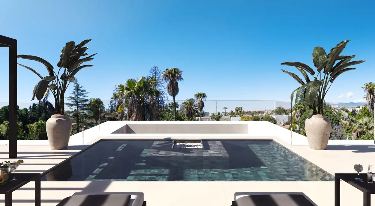 Terraza de Casa adosada en venta en Marbella con Terraza, Trastero y Alarma