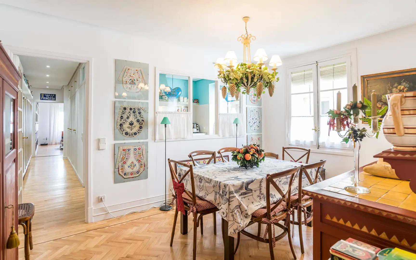 Dining room of Flat for sale in Madrid  with Air Conditioner, Heating and Private garden
