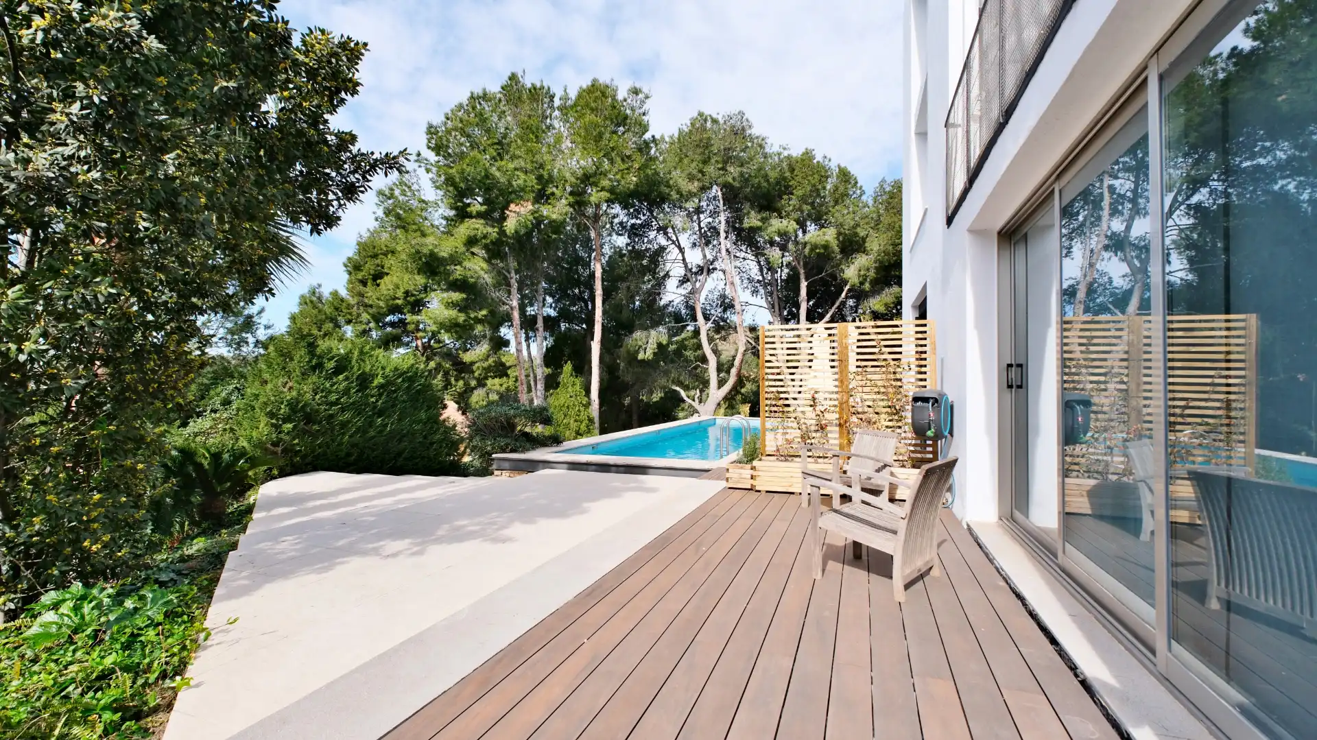 Terrassa de Casa o xalet de lloguer en Sagunto / Sagunt amb Aire condicionat, Calefacció i Jardí privat