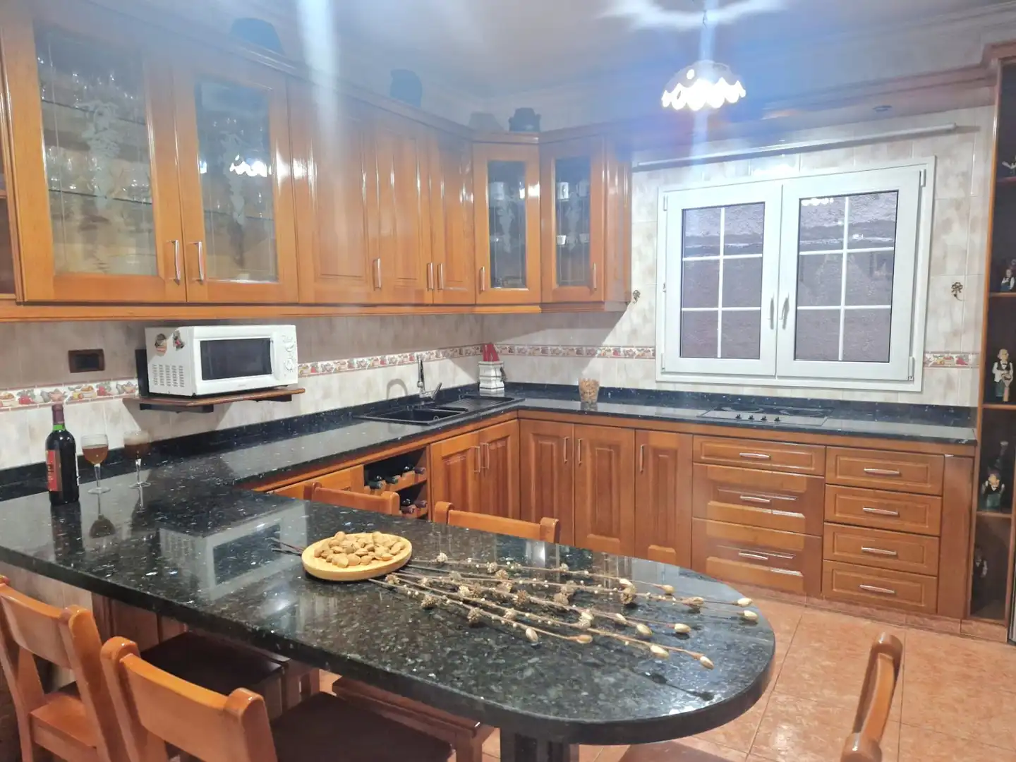Cocina de Casa o chalet en venta en Vega de San Mateo con Jardín privado, Terraza y Internet