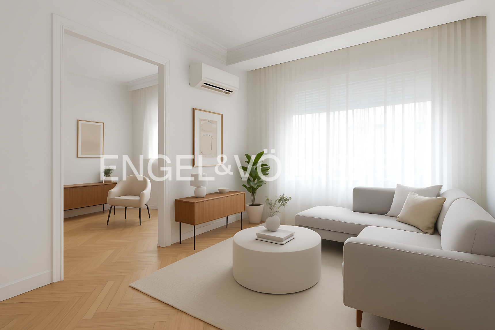 Sala d'estar de Apartament en venda en  Madrid Capital amb Calefacció, Traster i Balcó