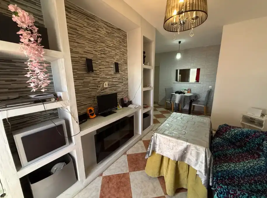 Living room of Flat for sale in Cartaya  with Furnished