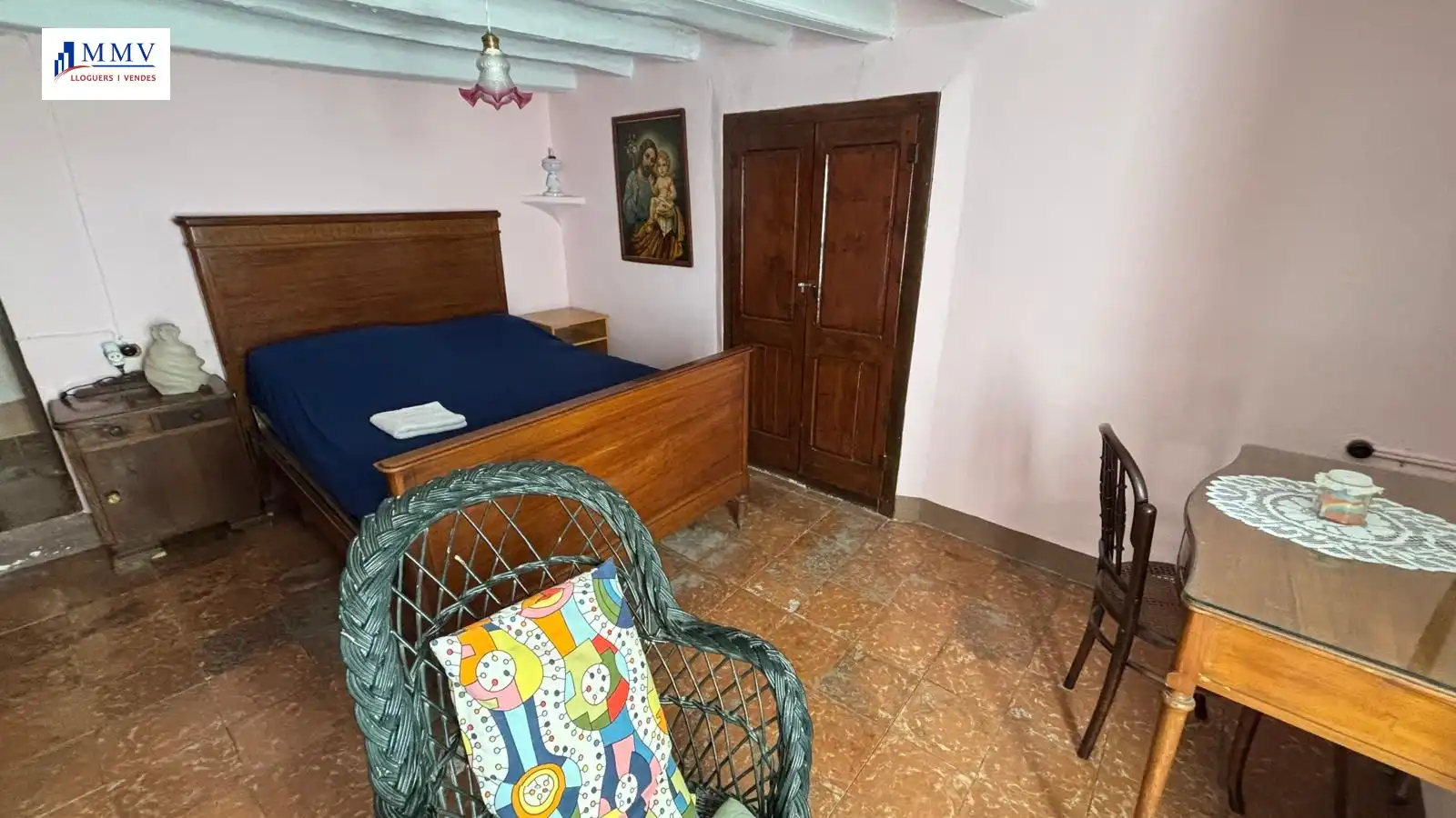Dormitori de Finca rústica en venda en Vilallonga de Ter amb Jardí privat i Moblat