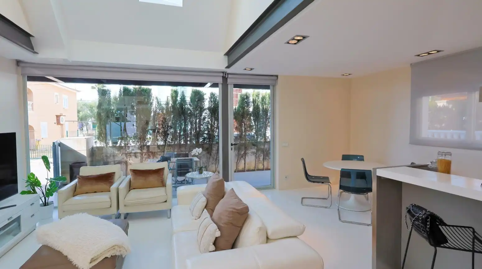 Sala de estar de Casa o chalet de alquiler en Campos con Aire acondicionado, Terraza y Trastero