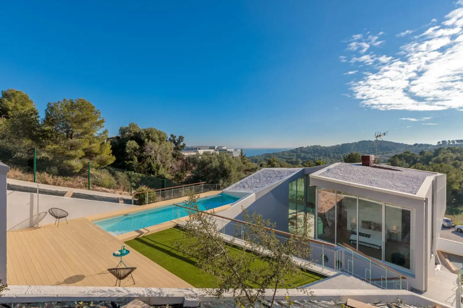 Terrasse von Haus oder Chalet zum Verkauf in Sitges mit Klimaanlage, Heizung und Privatgarten