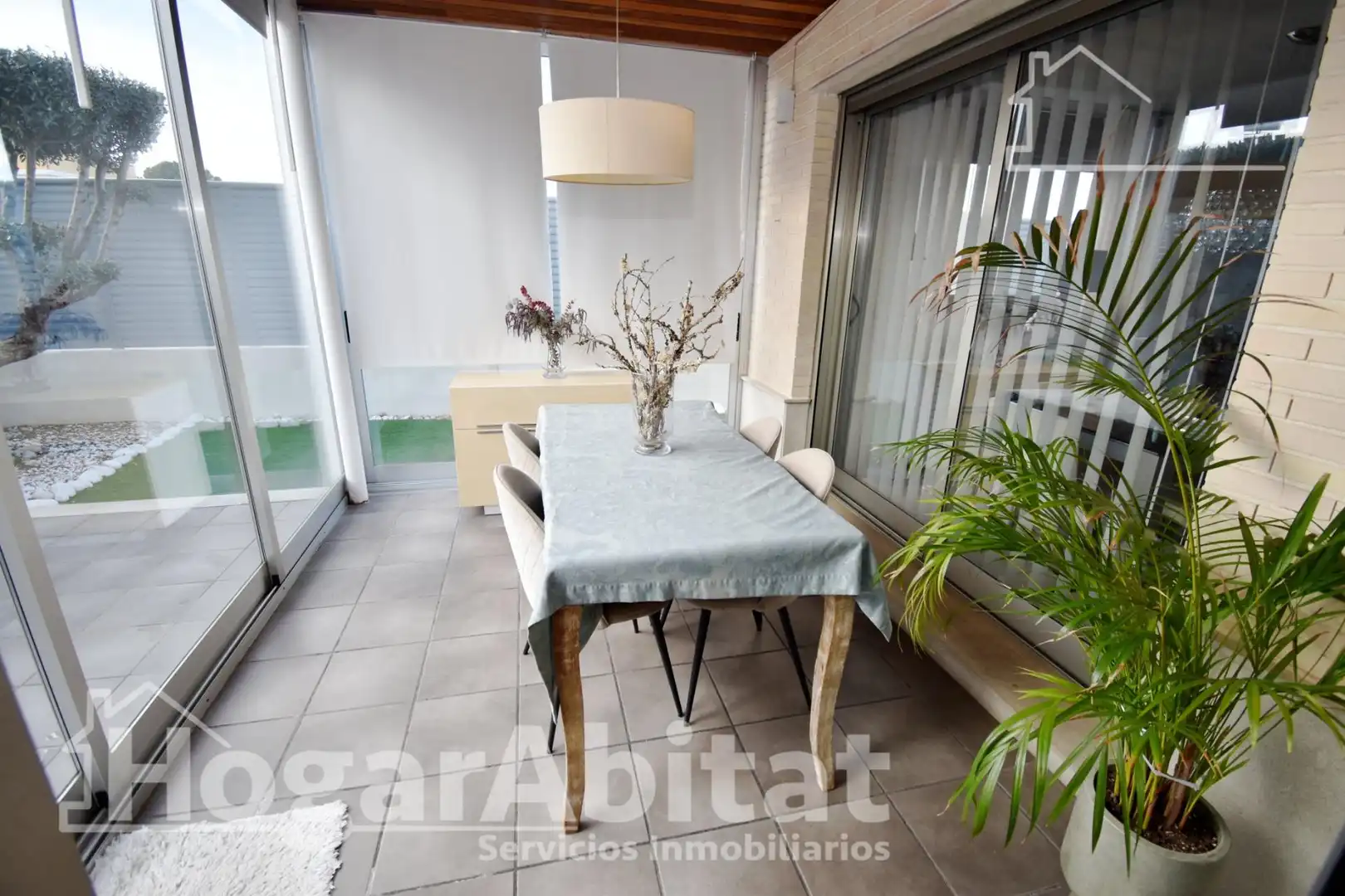 Jardín de Casa adosada en venta en Burriana / Borriana con Aire acondicionado, Calefacción y Jardín privado