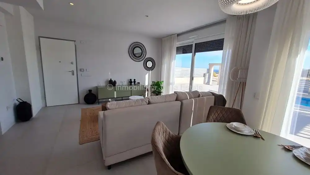 Sala de estar de Casa o chalet en venta en Mutxamel con Aire acondicionado, Jardín privado y Terraza