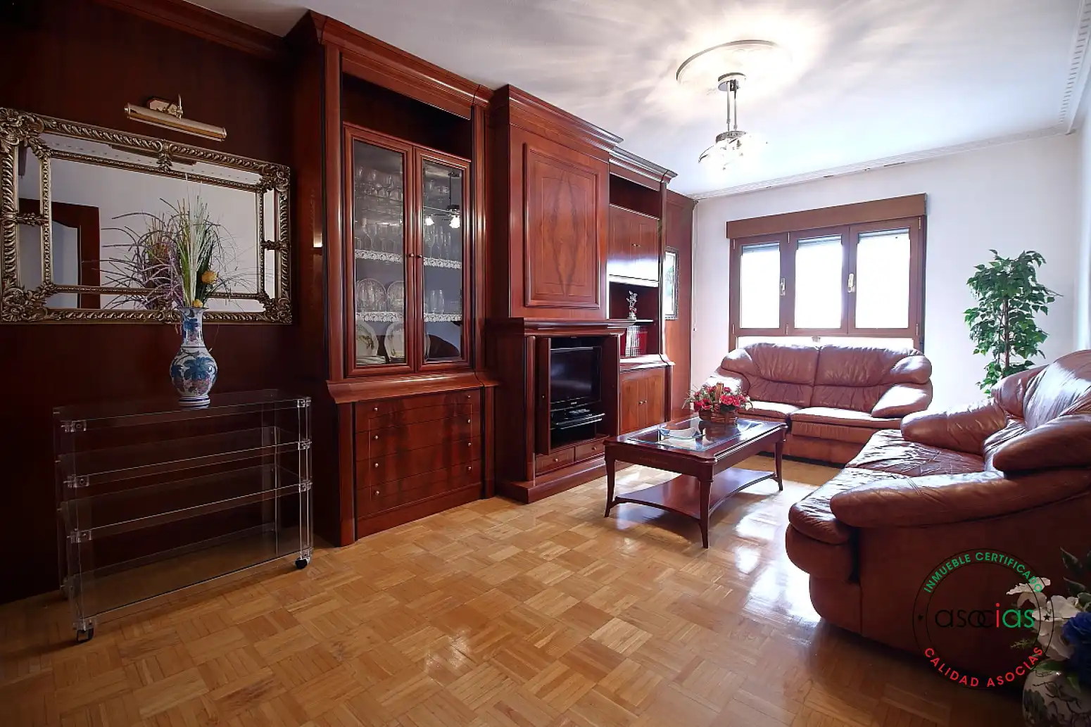 Sala de estar de Piso en venta en Gijón  con Calefacción y Parquet