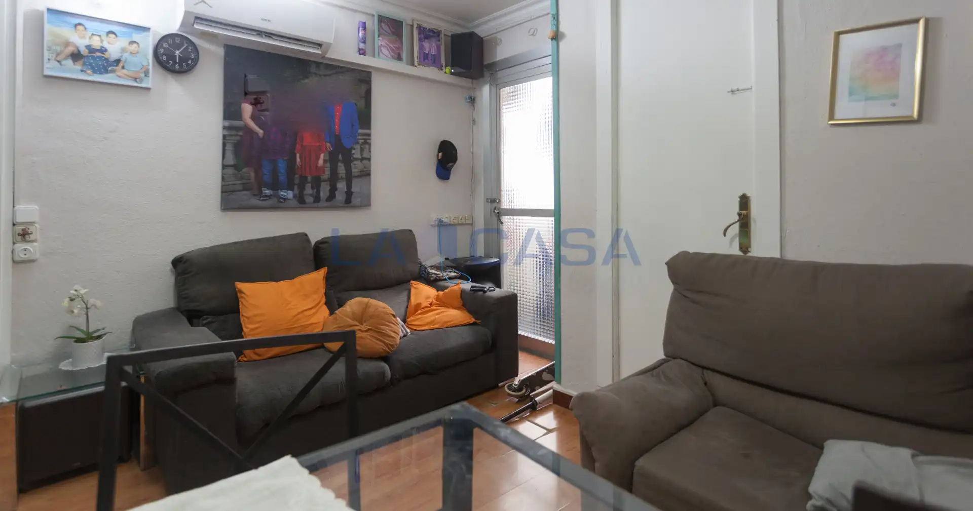 Sala de estar de Ático en venta en L'Hospitalet de Llobregat con Amueblado