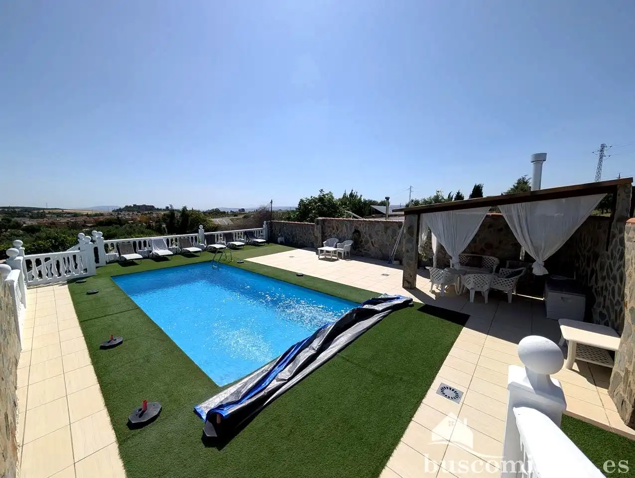 Piscina de Finca rústica en venda en Linares amb Aire condicionat, Jardí privat i Terrassa
