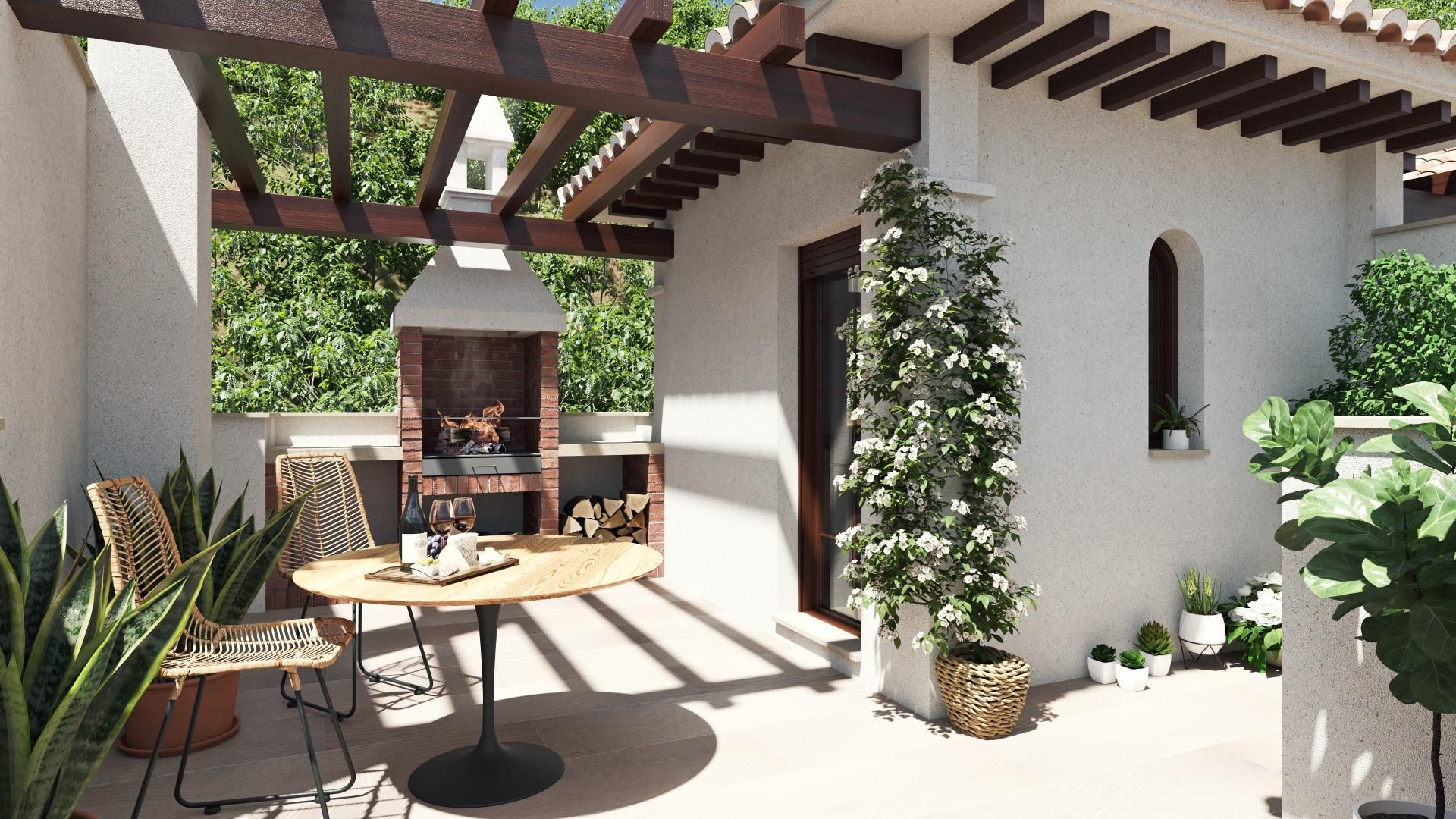 Terrace of Single-family semi-detached for sale in Almuñécar  with Air Conditioner, Heating and Terrace