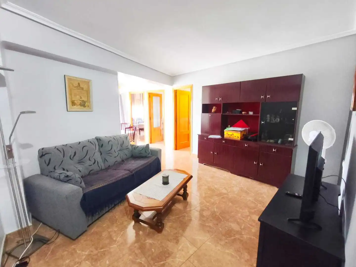 Wohnzimmer von Wohnung zum Verkauf in Cullera mit Klimaanlage, Möbliert und Balkon