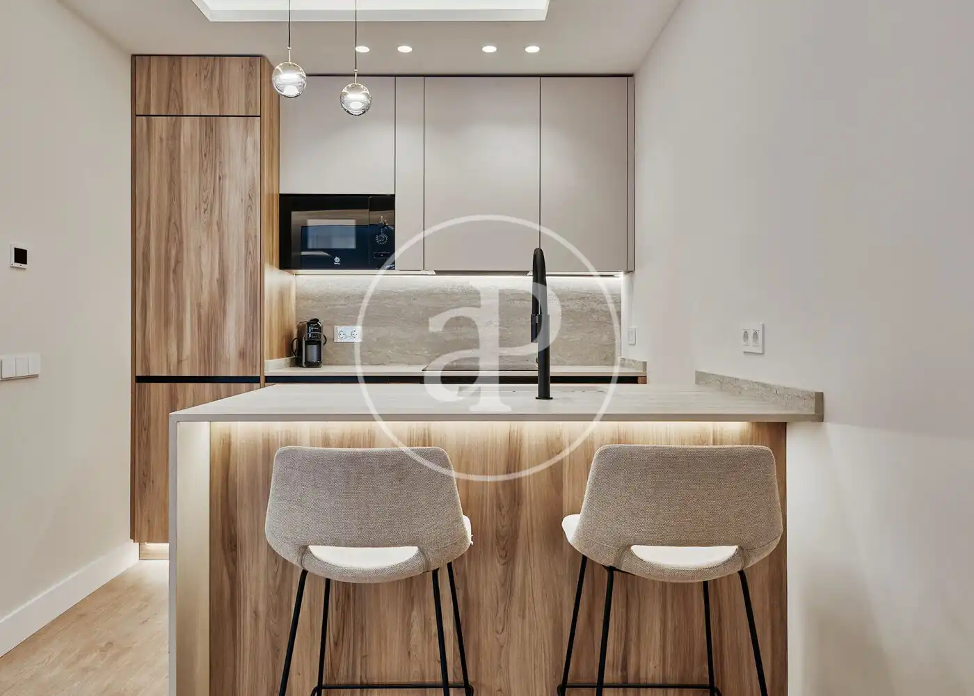 Kitchen of Flat for sale in Madrid  with Air Conditioner, Heating and Terrace