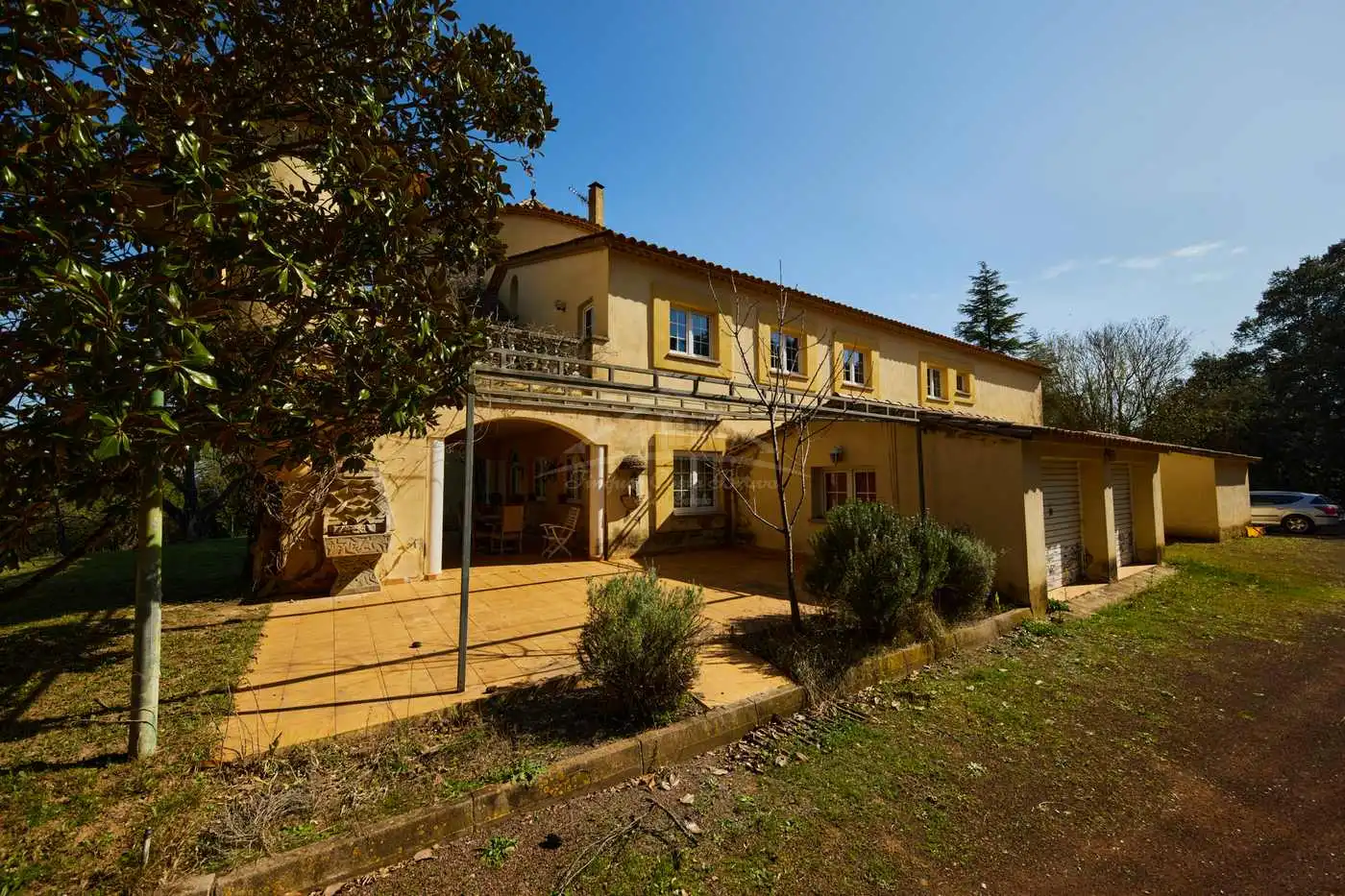Vista exterior de Finca rústica en venta en Celrà con Calefacción, Jardín privado y Terraza