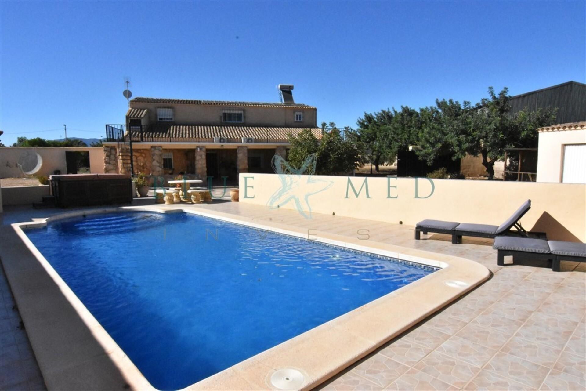 Piscina de Casa o xalet en venda en  Murcia Capital amb Aire condicionat, Calefacció i Jardí privat