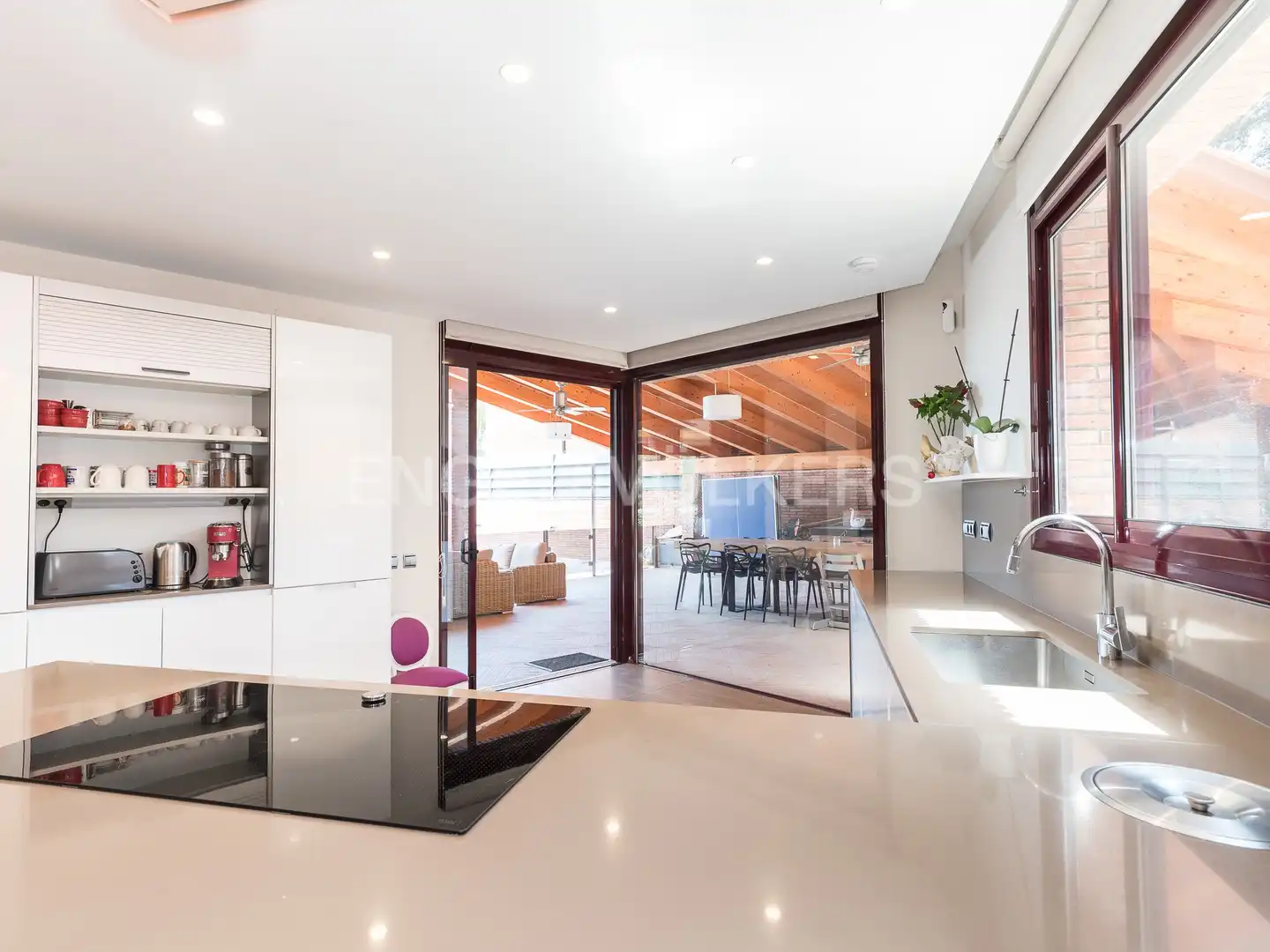 Kitchen of Houses for rent in Castelldefels  with Air Conditioner, Heating and Private garden