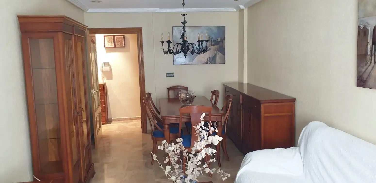 Dining room of Flat for sale in Elche / Elx  with Heating and Furnished