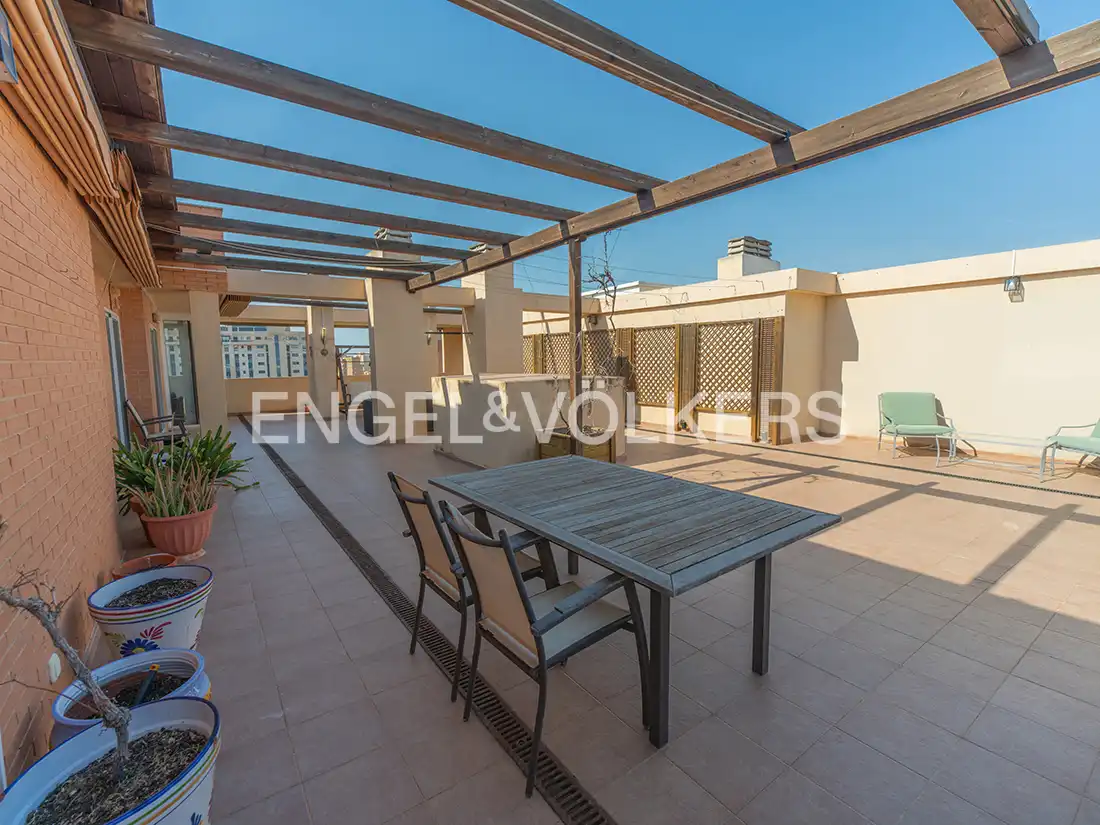 Terrace of Attic for rent in Alicante / Alacant  with Air Conditioner, Heating and Terrace
