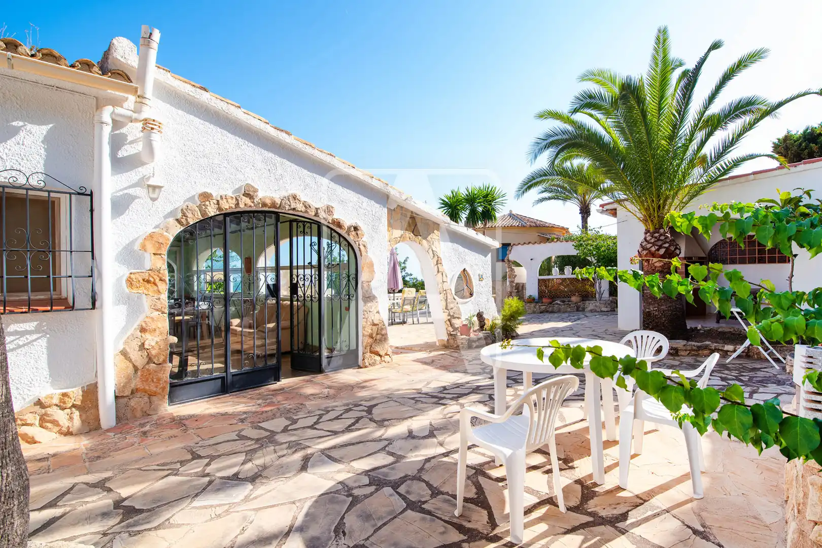 Jardí de Casa o xalet en venda en Moraira amb Aire condicionat, Jardí privat i Terrassa