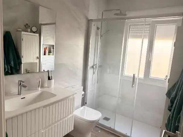 Baño de Casa o chalet en venta en Moralzarzal con Jardín privado, Trastero y Piscina