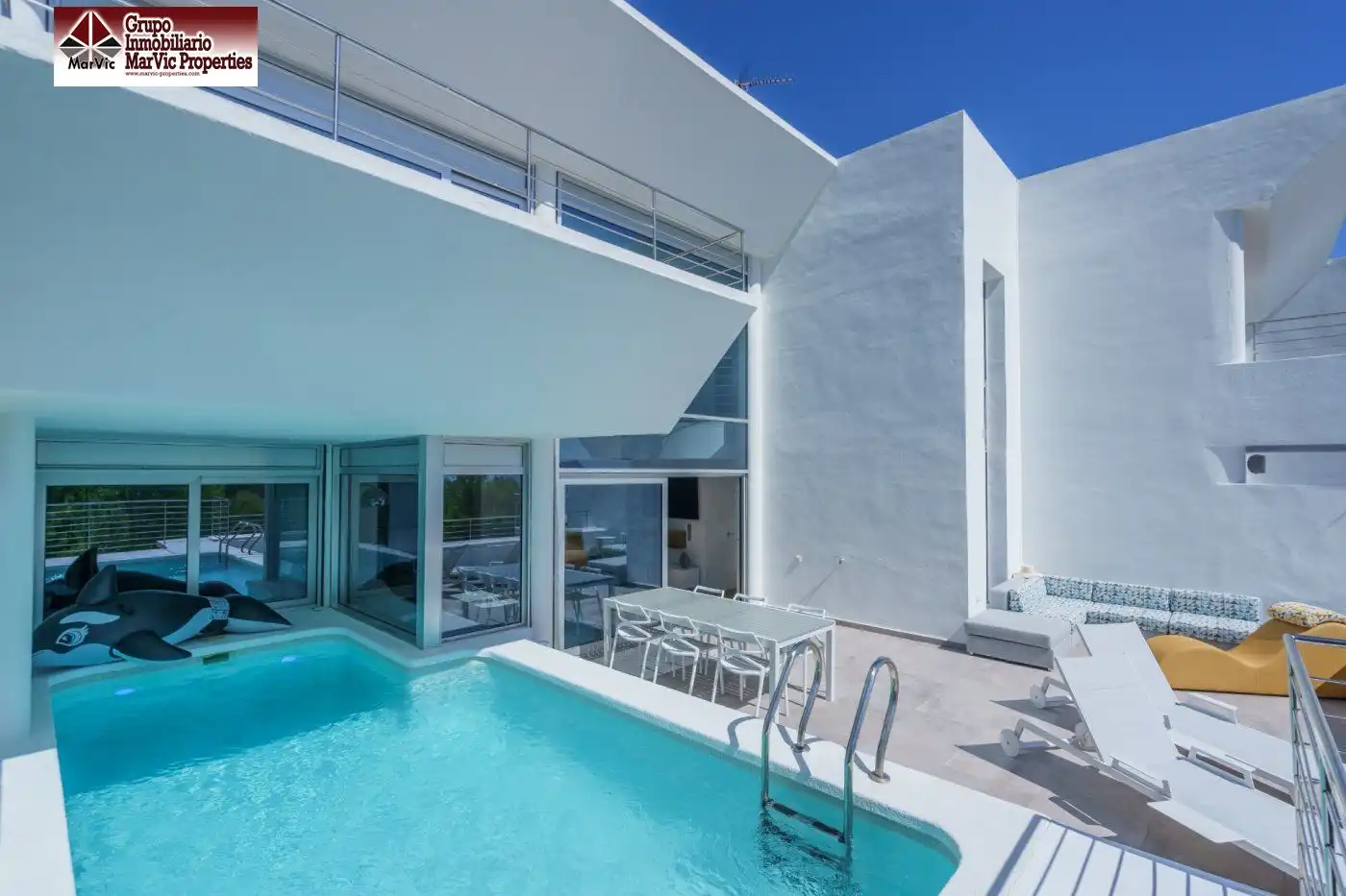 Piscina de Casa adosada en venta en Altea con Aire acondicionado, Calefacción y Terraza