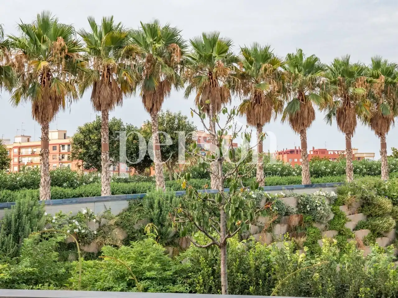 Garten von Wohnung zur Miete in Valencia mit Klimaanlage und Möbliert