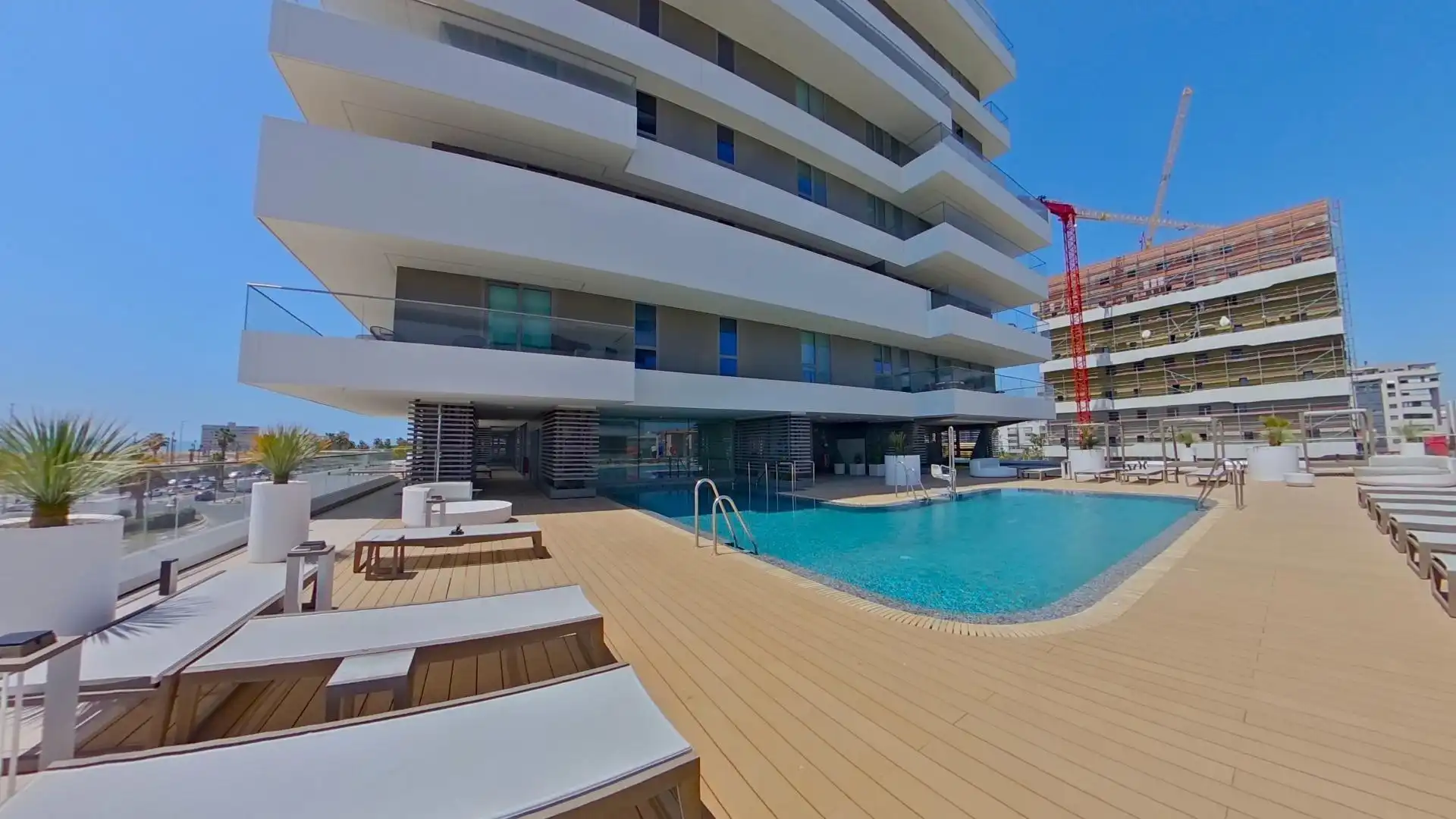 Piscina de Piso de alquiler en Málaga con Aire acondicionado, Calefacción y Terraza