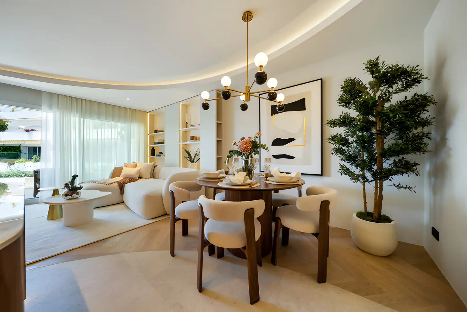 Apartamento con piscina en venta en Milla de Oro