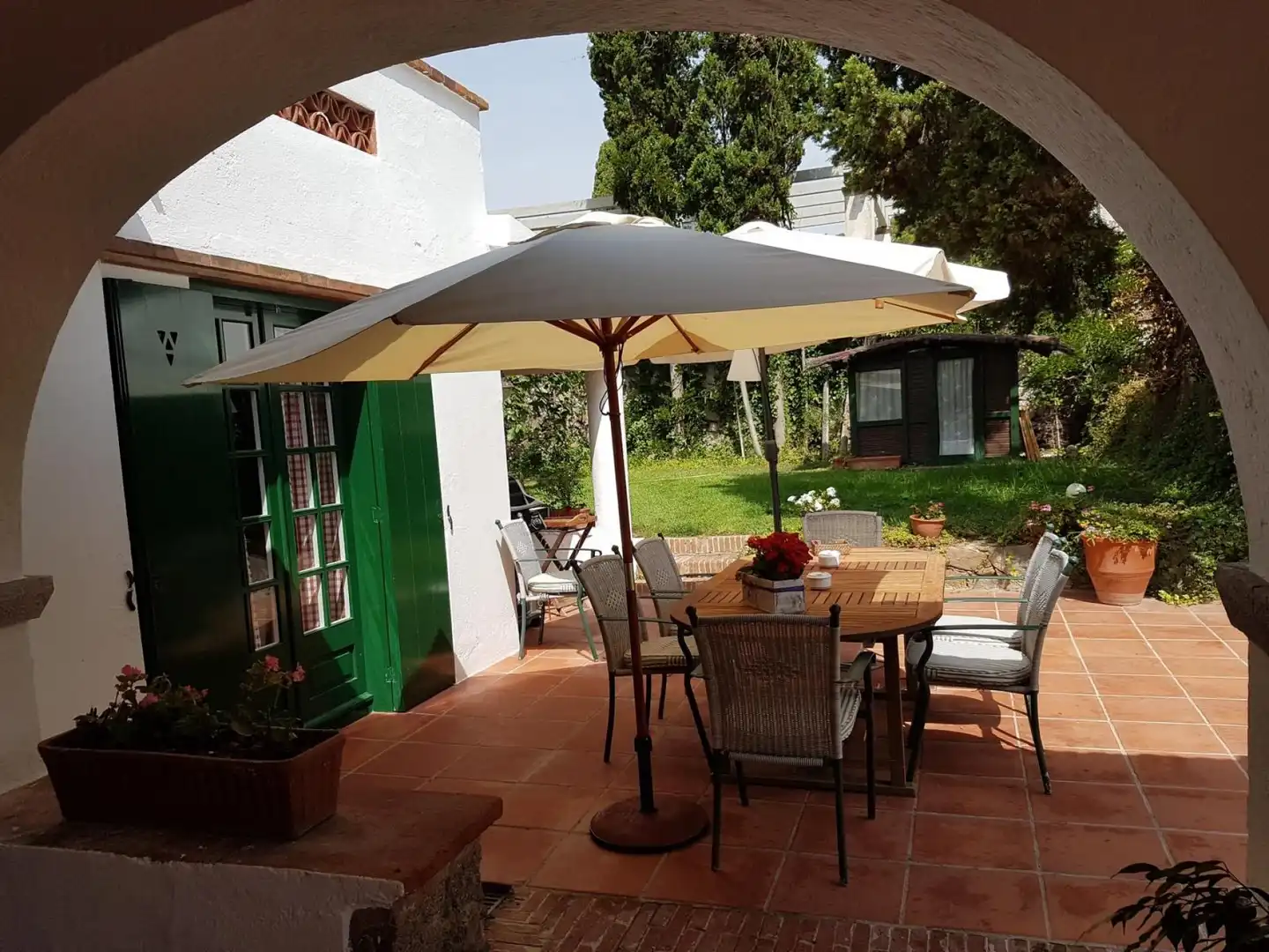 Terraza de Casa o chalet de alquiler en Castell d'Aro, Platja d'Aro i s'Agaró con Calefacción y Jardín privado