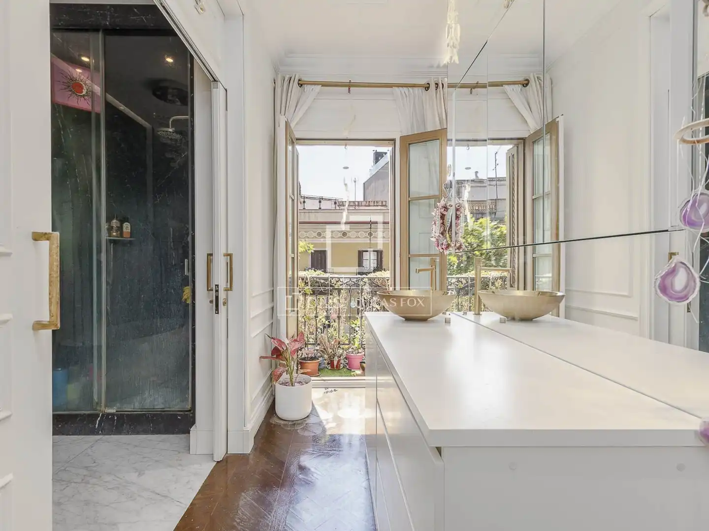 Terrasse von Wohnung zum Verkauf in Barcelona mit Klimaanlage, Parkett und Terrasse