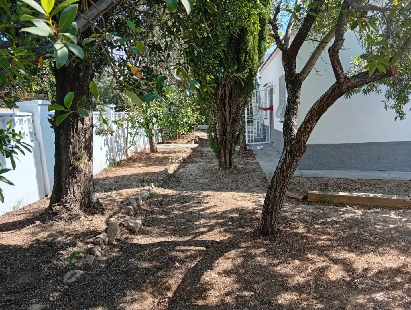 Vista exterior de Casa o xalet en venda en Alcanar amb Jardí privat