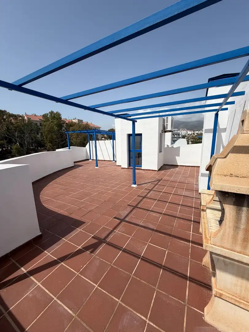 Terrasse von Wohnungen zum Verkauf in Benalmádena mit Klimaanlage, Heizung und Terrasse