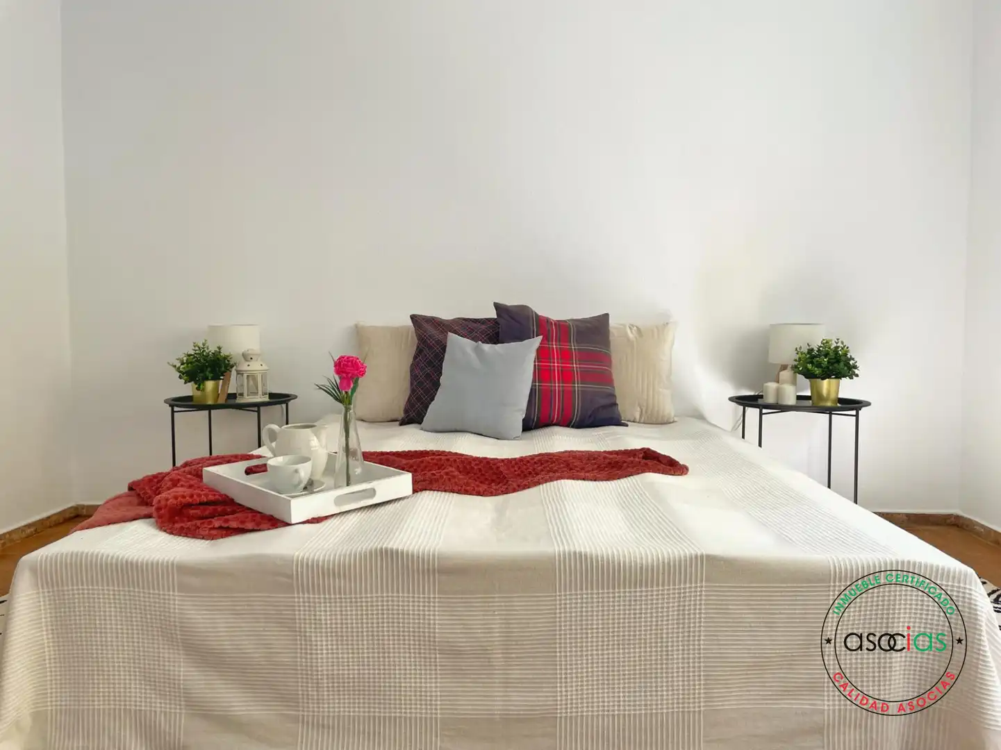 Schlafzimmer von Wohnung zum Verkauf in Gijón  mit Heizung, Parkett und Balkon
