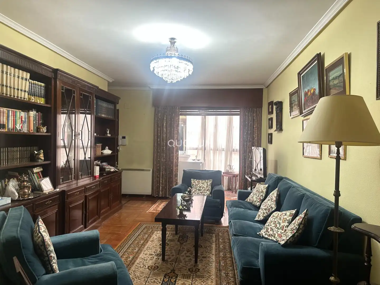 Living room of Flat for sale in Getxo   with Heating, Furnished and Balcony