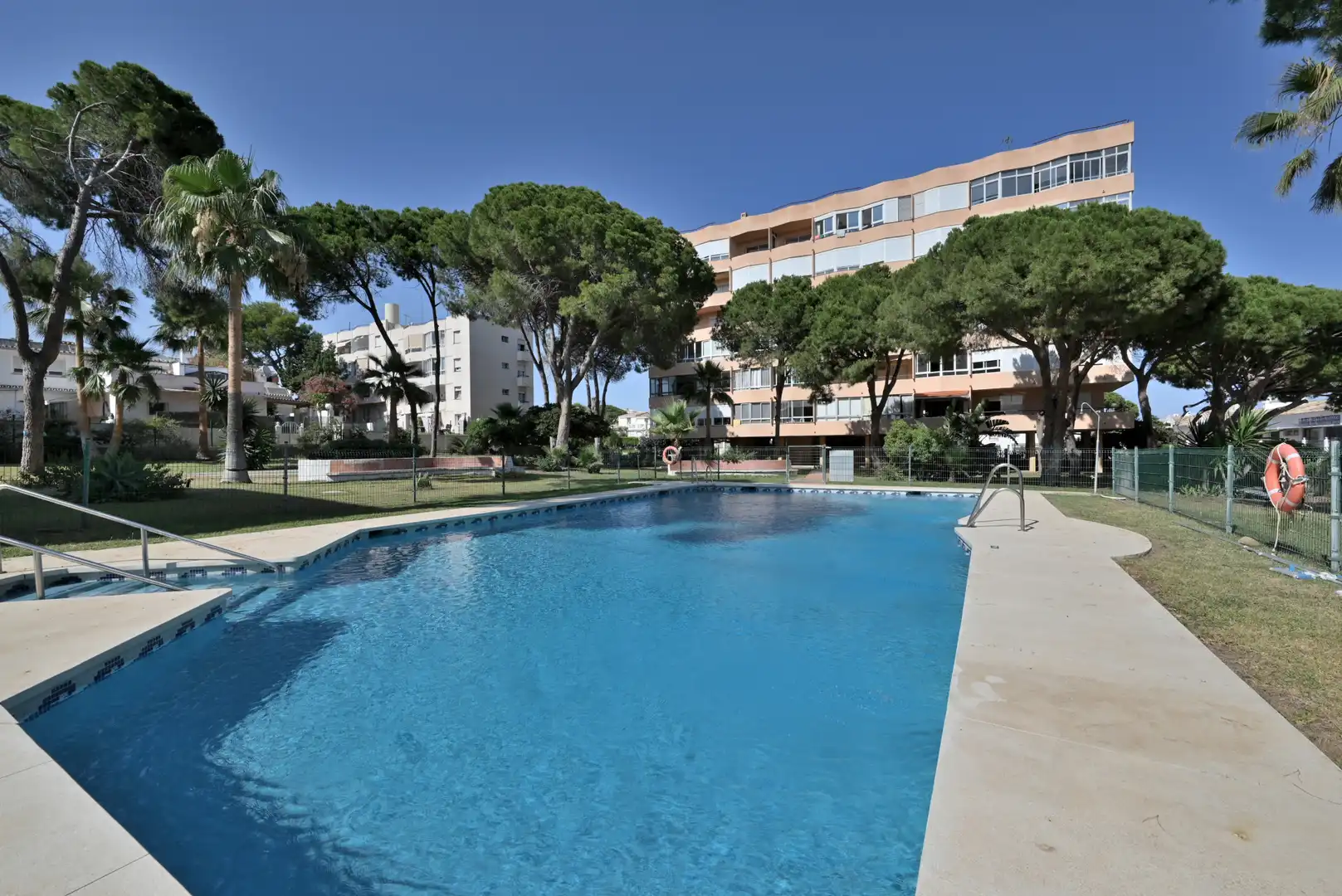 Swimming pool of Apartments for sale in Mijas  with Air Conditioner, Terrace and Swimming Pool