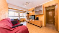 Living room of Flat for sale in  Barcelona Capital  with Heating, Parquet flooring and Furnished