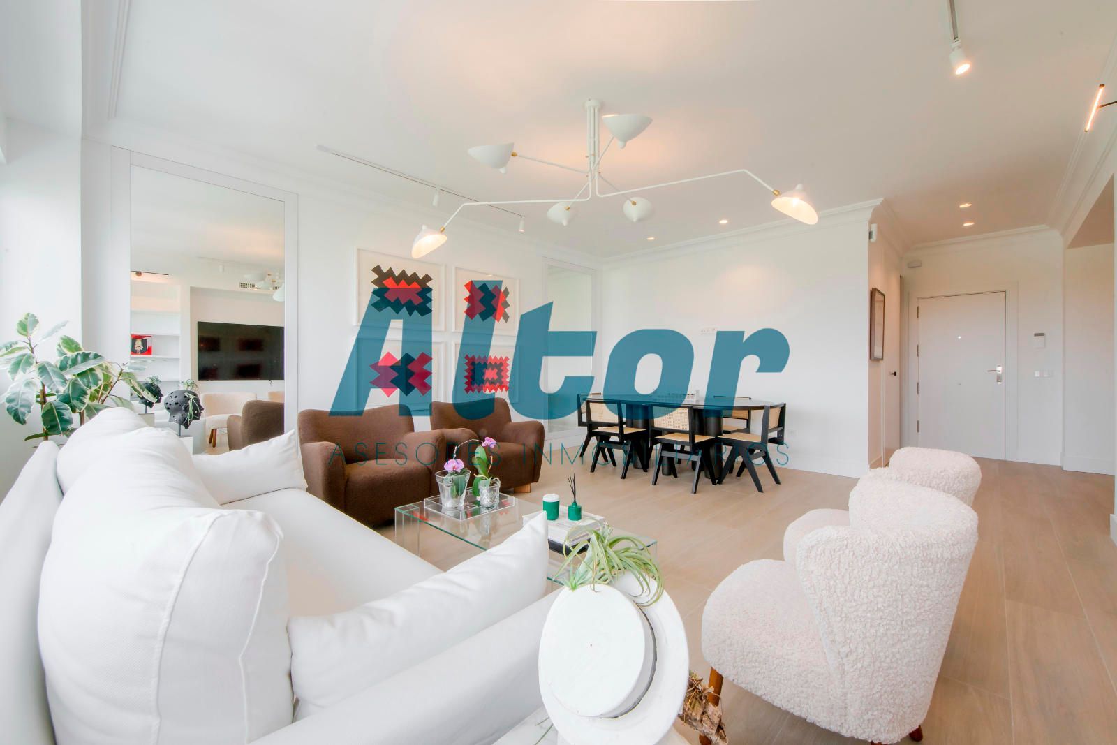Living room of Attic for sale in  Madrid Capital  with Air Conditioner and Heating