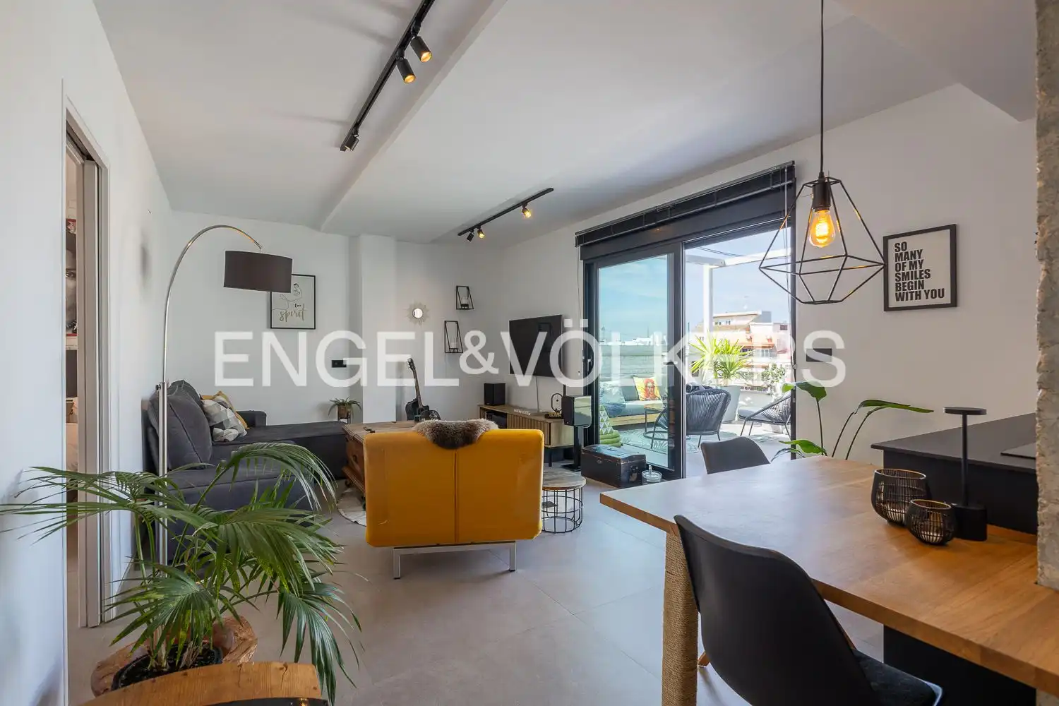 Sala de estar de Dúplex en venta en Dénia con Calefacción