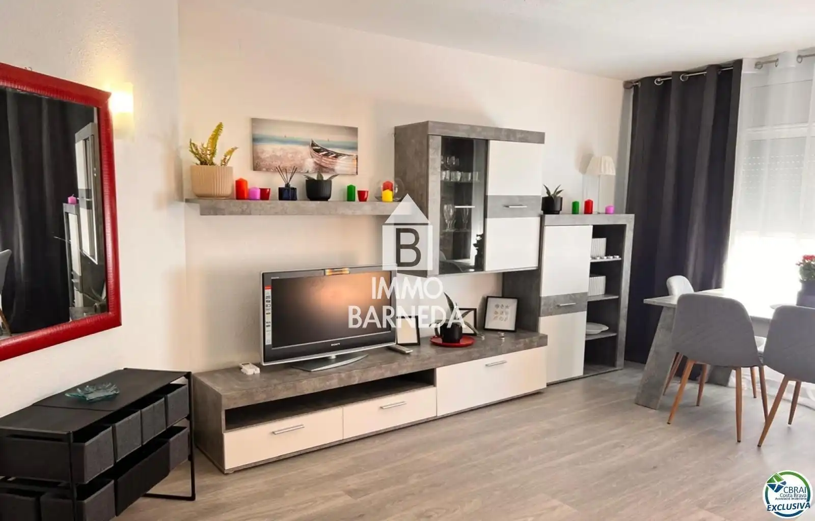 Sala de estar de Piso en venta en Empuriabrava con Aire acondicionado, Calefacción y Terraza